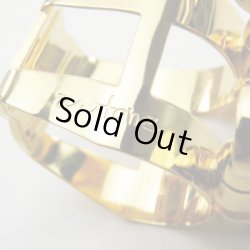 Photo3: Wood Stone Alto Saxophone Metal Ligature