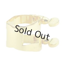 Photo1: Wood Stone Alto Saxophone Metal Ligature
