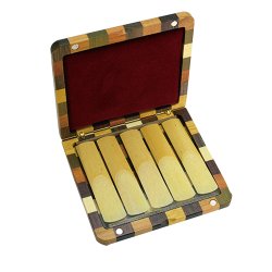 Photo2: Wood Stone Reed Case for Clarinet