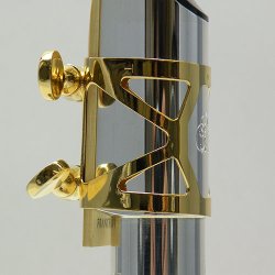 Photo5: Wood Stone Tenor Saxophone Metal Ligature