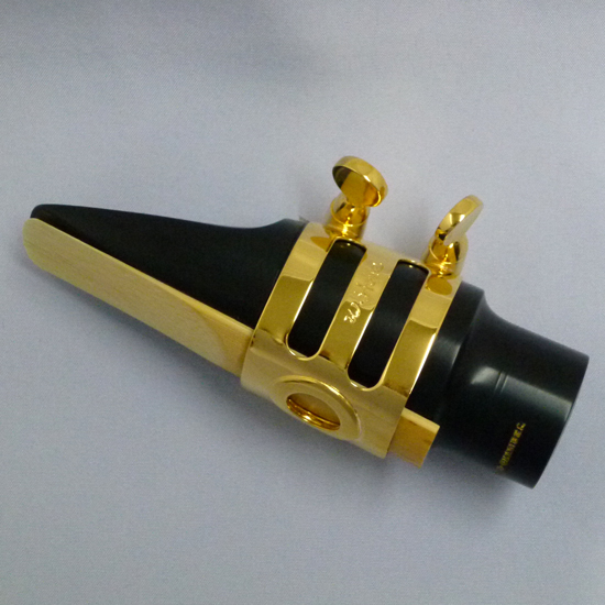 BQLZR Gold Metal Tenor Saxophone Ligature With Double Screws Adjust 