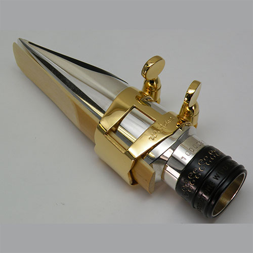 Wood Stone Alto Saxophone Metal Ligature ISHIMORI Wind Instruments