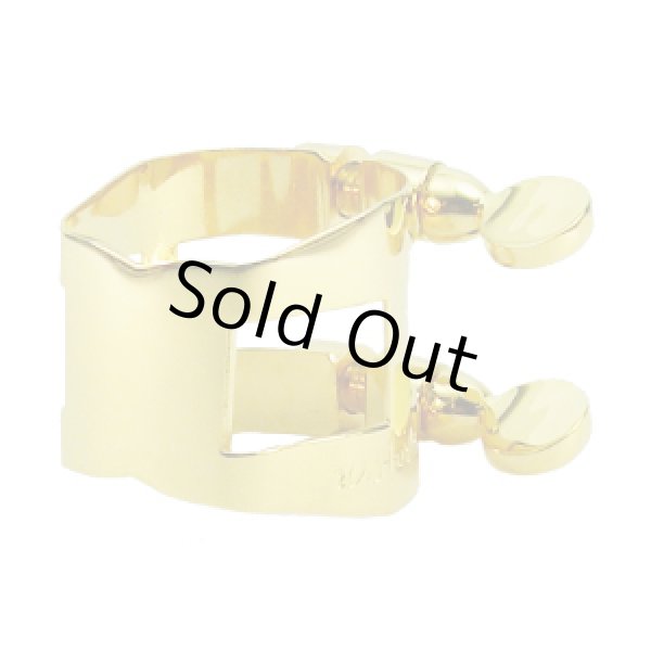 Photo1: Wood Stone Alto Saxophone Metal Ligature