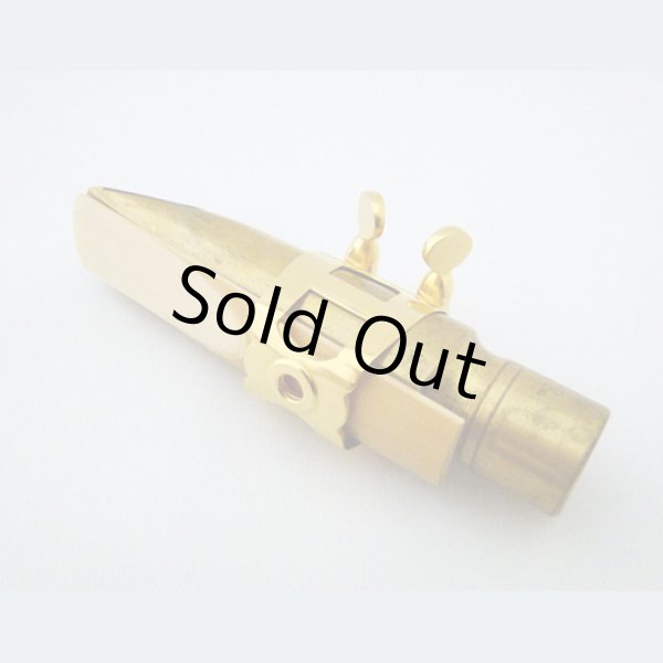 Photo1: Wood Stone Tenor Saxophone Metal Ligature