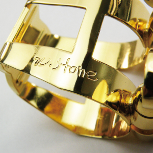 Photo3: Wood Stone Alto Saxophone Metal Ligature