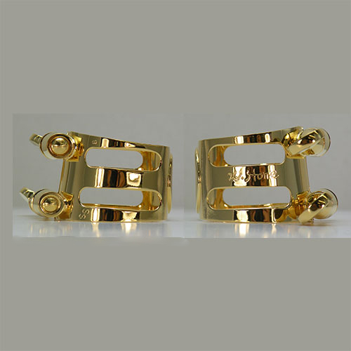 Photo: Wood Stone Soprano Saxophone Metal Ligature